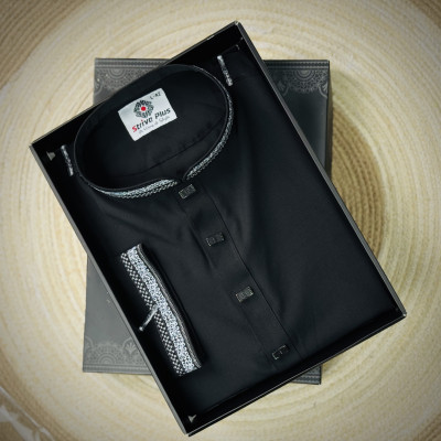 Micro Stice Fabric-Black