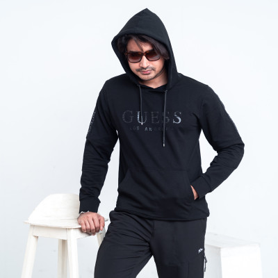GUESS HOODIE- Black