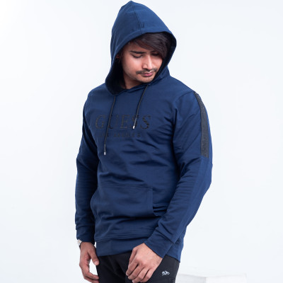 GUESS HOODIE- NAVY BLUE